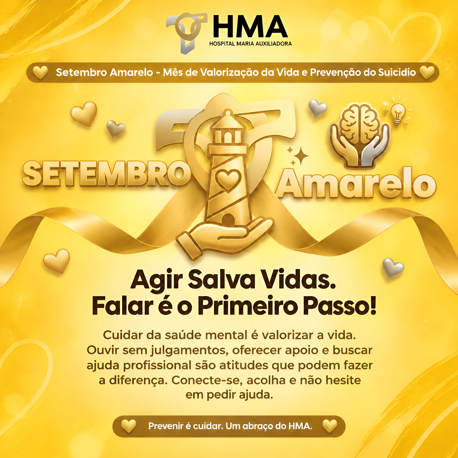 Imagem da notícia: Setembro Amarelo 💛 | A importância de falar sobre saúde mental