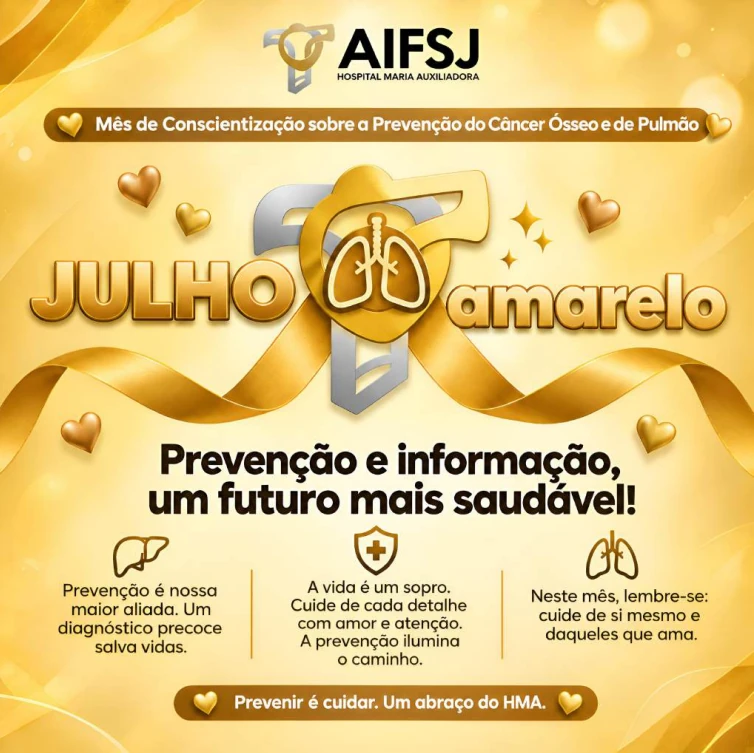 Imagem da notícia: Julho Amarelo 💛 | Prevenção e conscientização