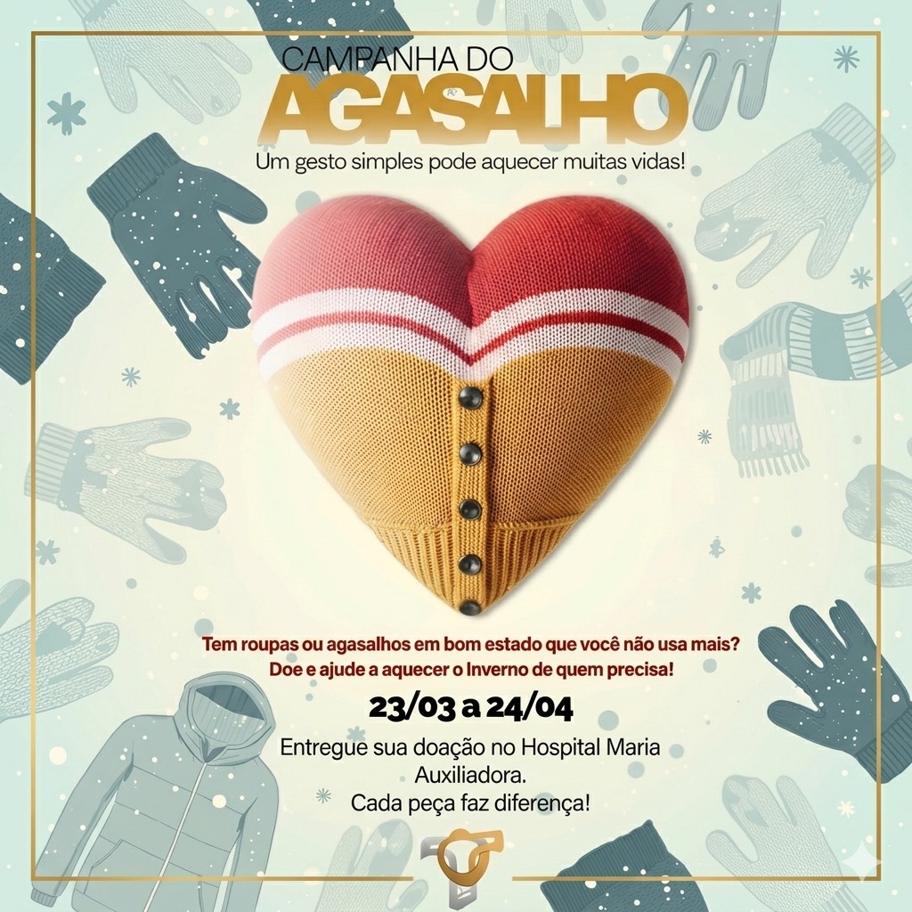 Foto da notícia: Campanha do Agasalho mobiliza doações e reforça solidariedade no inverno
